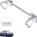 Lower Aluminum Radiator Support Assembly Skid Replacement for 1997 1998 1999 2000 2001 2002 2003 2004 Corvette C5/Z06 10400765 15824318 15916658