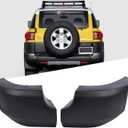 Rear Bumper End Caps Cover Plastic Black Replacement for 2007-2014 Toyota FJ Cruiser 5246235030 5246335030 TO1105122 TO1104122