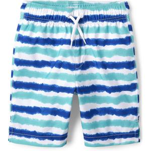 The Children's Place Boys Swim Trunks (XX-Large, Blue Stripe)