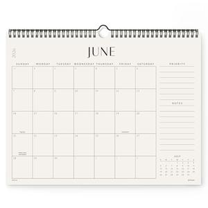 Jotsome Wall Calendar 2026, Monthly Wall Calendar From Now to December 2026 14.2x11.2 inch for Home and Office, Easy Organizing