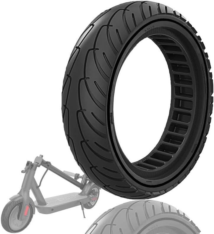 8.5 x 2.0 Inches Electric Scooter Gotrax Tire 50/75-6.1 Solid Tire Fit for Gotrax Gxl V2/XR Apex Xl~Hiboy S2 Max Pro~Hover 1~AOVOPRO ES80~Xiaomi, 8 1/2" Tyre Anti-explosion Replacement Wheel (Coil Black 1Pc)