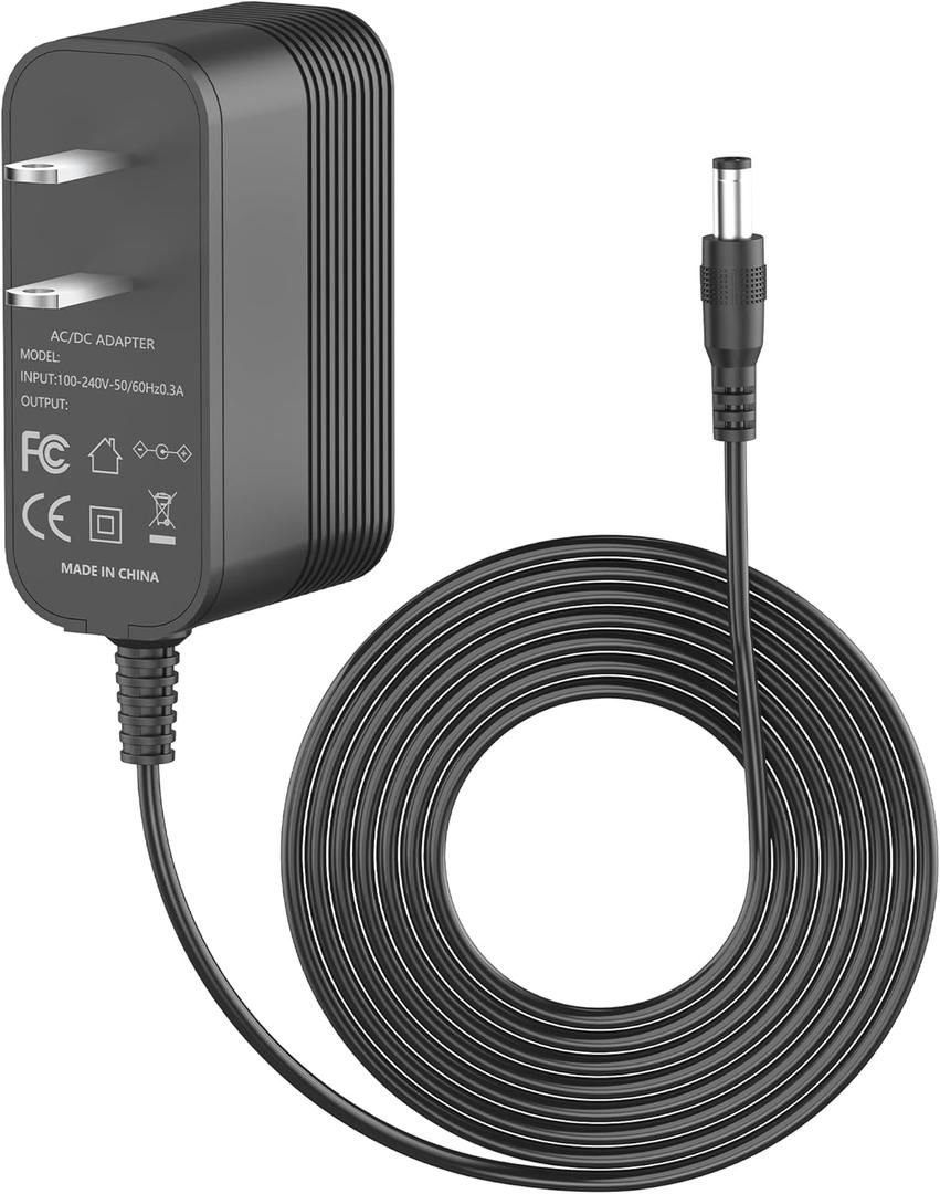 12V Leg Massager Charger for FIT King FT-017A FT-009A, CINCOM, RENPHO HY-1117A, QUINEAR BD1464 QN-019A Foot Leg Calf Thigh Massager Replacement Power Supply Charger Cord