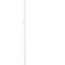 White Floor Lamp, 18W/2000LM Bright LED Floor Lamp for Living Room, Adjustable Gooseneck Dimmable Standing Office Task Lamp for Reading, Study, Eye Caring Lash Light for Sewing Tatoo Facial Spa