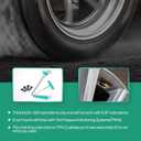 Tire Valve Stem Core Quickly Replacement Tool Kit,with 5PCS Valves Cores & 1PCS Grease,Perfect Tool for Replacing Leaky Valves in Cars,Trucks,Motorcycles, etc.with 4PCS TR413 Valve Stems