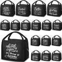 Team Lunch Bags Employee Appreciation Gifts Bulk Team Thank You Party Favors Insulated Reusable Lunch Bags Leakproof Waterproof Tote for Staff Coworker Men Women Office Teacher Nurses, Number of Items: 12