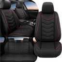 Car Seat Covers Fit for Ford F-150/F-250/F-350 2009-2026, Stylish Sport Seat Cover, Waterproof Wear-Resistant Premium Car Seat CoverFord F-150 2025 Seat Covers (Full Set/Black)