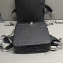 HOMEAL Booster Seat for Kitchen Chair  Toddler Booster Seat for Dining Table  Dining Seat with Adjustable Straps  NonSlip Base & Breathable Fabric  Dark Gray