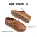 DREAM PAIRS Boys Girls Dress Shoes Kids School Uniform Formal Casual Oxfords for Toddler Little Kid (Brown)