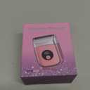 Trimcoo Mini Bikini Trimmer for Women - Intimate Pubic Hair Removal, Electric Body Groomer, Small Portable Wet/Dry Shaver, Magnetic Blade, USB-C Rechargeable with Travel Case, Easy to Clean (Gold)