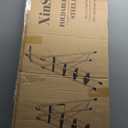 XinSunho 4 Step Ladder, Foldable Handrail & Tool Tray Stool Ladders with Anti-Slip Wide Pedal, 660 lbs Sturdy Steel Ladder for Home Kitchen and Outdoor