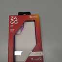 ZAGG Santa Cruz Samsung Galaxy S24+ Case - Ultra Slim, Clear Case with Color Accents, Graphene-Strengthened, Drop-Resistant, Grape Purple