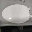 KOHLER K-4774-0 Brevia Elongated White Toilet Seat with Quick-Release Hinges And Quick-Attach Hardware For Easy Clean, White