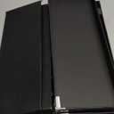 Snap-N-Store CD Storage Box - 2 Pack - Durable 5.1 x 5.1 x 13.2 Inch Disc Holders with Lids to Store up to 52 CDs - Black