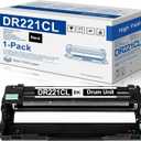 DR221CL Black Drum Unit 1 Pack Replacement for Brother DR221 DR-221CL Drum Unit for MFC-9340CDW MFC-9330CDW MFC-9140CDN HL-3140CW HL-3150CDN MFC-9130CW HL-3170CDW Printer (DR221CL, Not Toner)