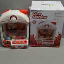 cossy Claw Machine for Kids,Large Rabbit Toy Claw Machine,Mini Arcade Claw Machines with Sound Lights,360 Crystal Joystick,Fidget Toys and Surprise Eggs,Birthday Gifts for Girls Boys (Red)