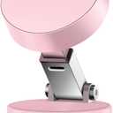 Muyuguit Foldable Vacuum Magnetic Suction Phone Holder, Multifunctional Vacuum Suction Phone Holder, Retractable Magnetic Car Holder for Home, Car Interior, Mobile Phone Stand, Smooth Glass (Pink)