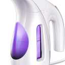 HiLIFE Steamer for Clothes, Portable Handheld Design, 240ml Big Capacity, 700W, Strong Penetrating Steam, Removes Wrinkle, for Home, Office and Travel(ONLY FOR 120V) (Purple)