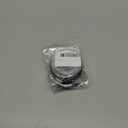 4 x Savita 2 Sets Patio Table Umbrella Hole Rings and Caps, Plastic 2 Inch Patio Umbrella Hole Plug Insert Ring and Cap Set for Outdoor Activities Summer Garden Parties (Black, Transparent)