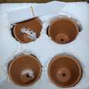 32pcs Small Mini 2" Terracotta Pot Clay Ceramic Pottery Planter, Cactus Flower Nursery Terra Cotta Pots, with Drainage Hole, for Indoor/Outdoor Succulent Plants, Crafts, Wedding Favor