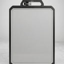 KwalityChop Double-sided Stainless steel cutting board with knife sharpener & stand -17x12" Stainless steel cutting boards for kitchen - Dishwasher Safe cutting boards,chopping board, large cutting board/PP