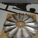 Wind Spinners OutdoorMetal Vintage Style Single Sided Silver Windmill Kinetic Wind Spinner for Outdoor Garden Patio Yard Decor,Diameter 13 Inches