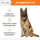 3 x Dog Paw Balm - Soothing Paw Protector with Shea Butter, Coconut Oil, Jojoba Oil, and Vitamin E - Nourishing Balm for Cracked Paws - Safe for All Breeds - Made in USA