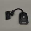 DEWENWILS Outdoor Timer Outlet Waterproof, Outdoor Timer for Lights, 100 ft Remote Control with 2 Grounded Electrical Outlets for Outdoor String Lights, 15A 1/2HP UL Listed