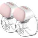 IKARE Wearable Breast Pump Hands Free, Pain Free Portable Electric Breastfeeding Pump with 3 Mode & 10 Levels, Rechargeable Milk Pump for Travel & Home, 24mm/28mm Flange, Super Quiet