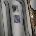 WICHEMI Toilet Safety Rails for Seniors Toilet Rails with Arms Foldable Toilet Handrails Aluminum Alloy Armrest Hand Rail Heavy Duty 480LBS Toilet Safety Frame for Elderly, Handicap, Pregnant (White)