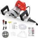 BEAMNOVA Electric Tile Bevel Cutter 43 Tile Chamfering Tool For Ceramic Porcelain Tiles with 2 Saw Blades 13000rpm 110V 1200W Angle Cutting Machine