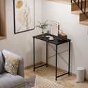 Pamray 23 Inch Computer Desk for Small Spaces, Home Office Work Desk with Headphone Hook, Small Office Desk Study Writing Table