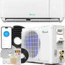 YITAHOME 12000 BTU Mini Split AC/Heating System, Ductless Mini Split Air Conditioner Heat Pump,115V 20 SEER2 Energy Efficient Inverter AC Unit,Wifi Enabled Compatible with Alexa for Apartment, Garage