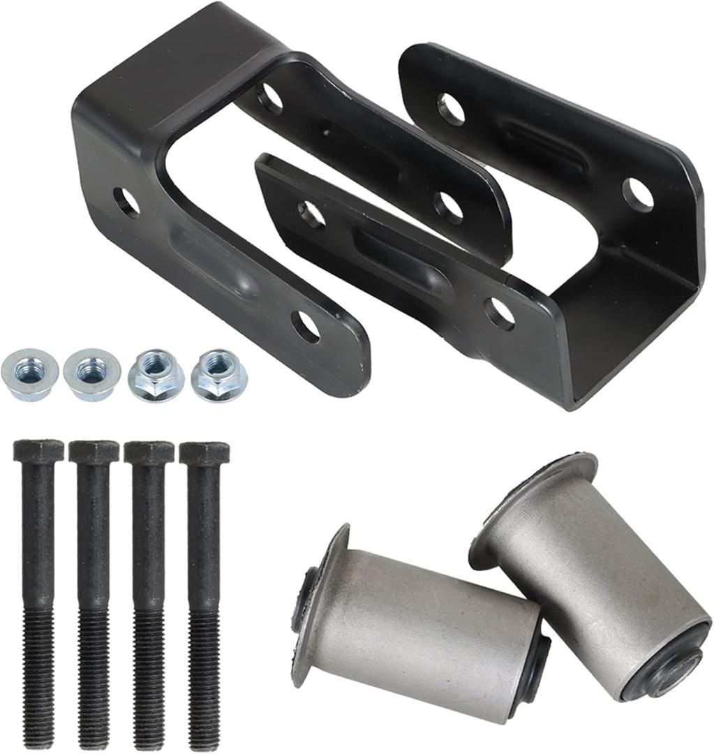 Pair Rear Leaf Spring Shackle Kit Replacement for Chevy Blazer S10 Replacement for GMC Jimmy S15