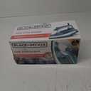 BLACK+DECKER IR16X One-Step Garment Steam Iron with Stainless Nonstick Soleplate, One Size, Turquoise (Standard)