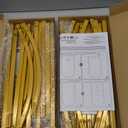 Wokceer Wedding Arch Backdrop Stand 7.2FT, 6FT Gold Metal Arch Stand Set of 2 for Birthday Party Wedding Ceremony Baby Shower Graduation Decoration