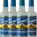 Torani Sugar Free Syrup, Peppermint, 25.4 Ounces (Pack of 4)
