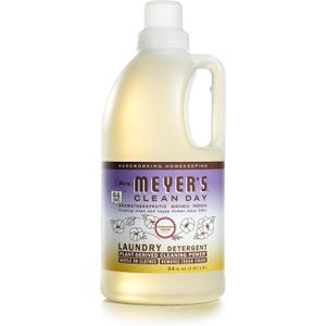 MRS. MEYER'S CLEAN DAY Liquid Laundry Detergent, Biodegradable Formula Infused with Essential Oils, Compassion Flower, 64 oz (64 Loads)
