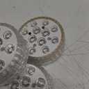 Creatrek Shower Light with Remote, Battery Operated Lights for Christmas Decor, Submersible LED Lights for Pumpkin, Bathtub, Hot Tub, Party, 4 Pack