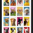 18x26 Collage Picture Frames Display Sixteen 4x6 Picture Collage Wall Decor Wall Hanging or Tabletop Black