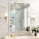 Bathroom Mirrors for Over Sink 24"x36" Bathroom Vanity Mirror White Mirrors for Sink Framed Mirror Framed for White