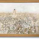 3D Textured Jesus Leaves the 99 Sheep Wall Art, Christian Jesus Holding the Lamb Decor Painting, Scripture Religion Artwork Pictures for Church Prayer Room Living Room Bedroom 12x16 Inch Framed