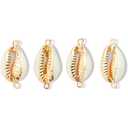 Bright Creations Charms for DIY Jewelry Making, Puka Cowrie Shells (0.7-0.8 In, 36 Pack)