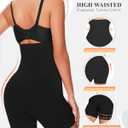 BESTENA Shapewear Shorts,High Waisted Shapewear for Women Tummy Control,Seamless Body Shaper Shorts Thigh Slimmer (Black)