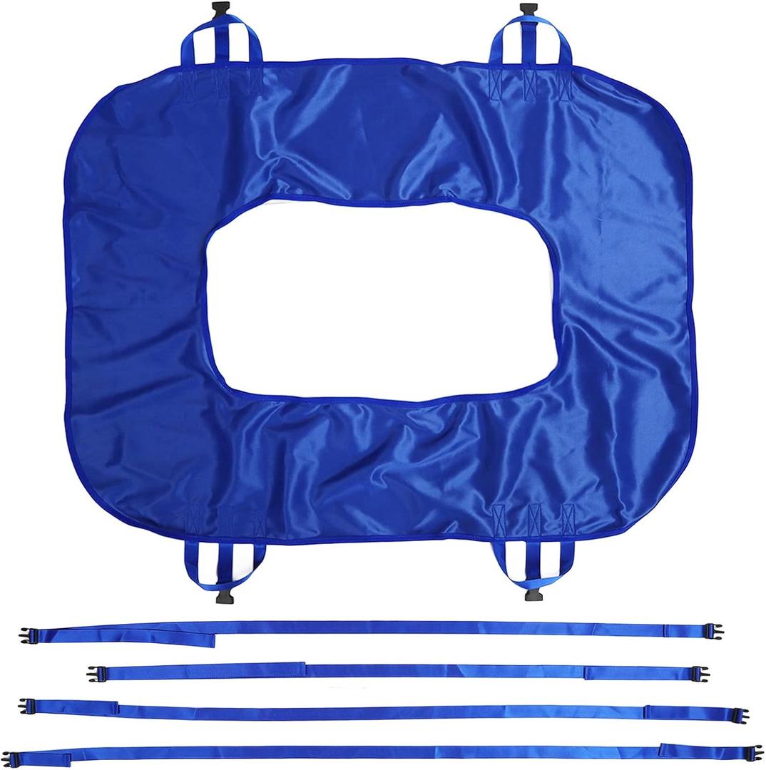 Patient Turning Device, Hollow Out Design Prevent Bed Sore Help Turn Over Pad U Shaped Turning Device for Paralysis Elderly (M)