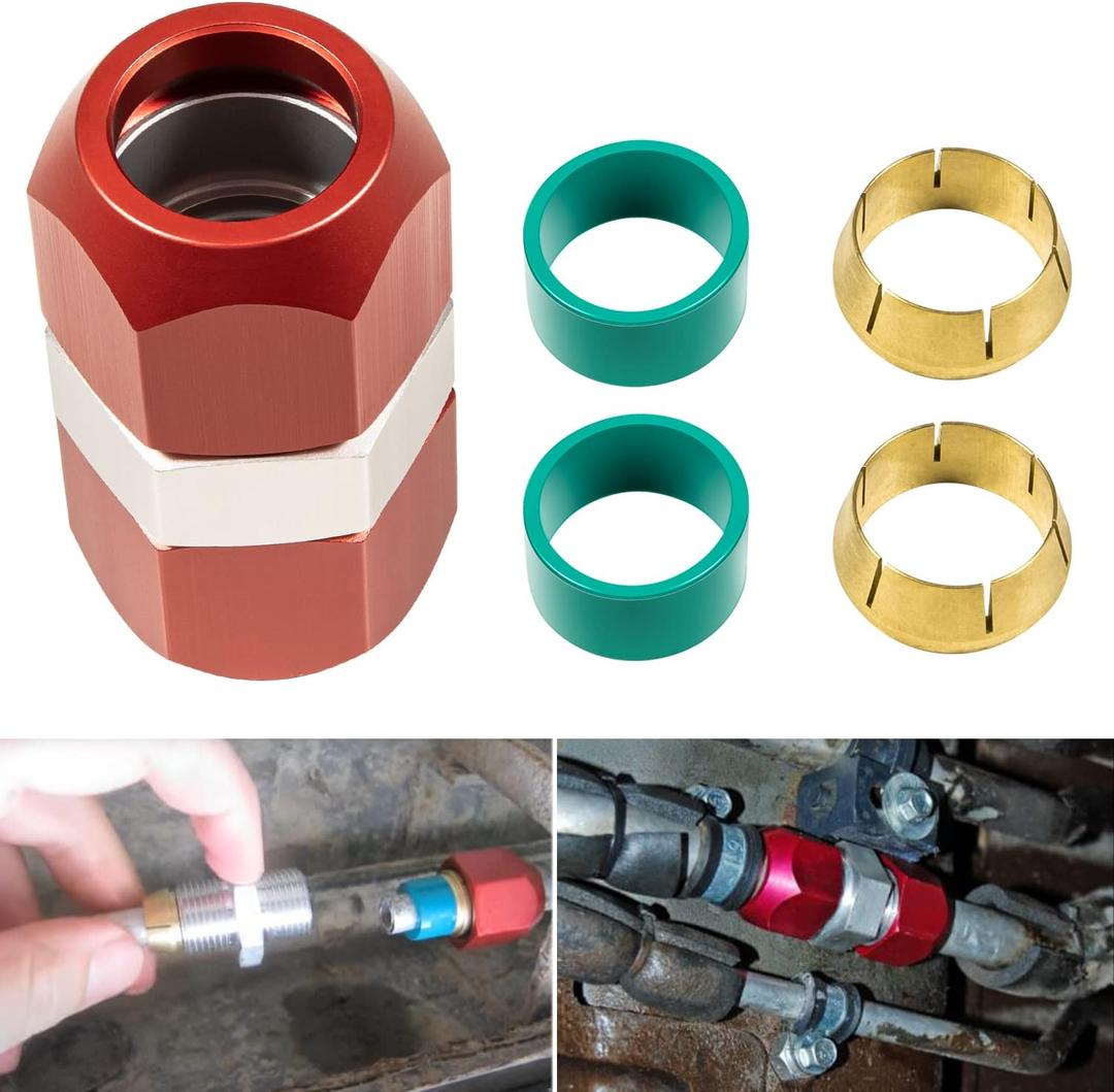 800-640 Line Splice Connector Splicer Coupler For 5/8'' Aluminum Lines, A/C Air Conditioning Repair Splice Connector (For 5/8'' Aluminum Lines)