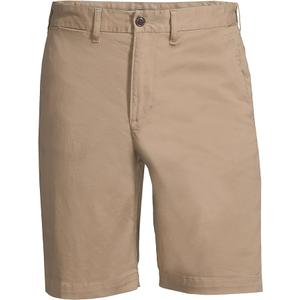 Lands' End Men's Comfort Waist Pleated 9" No Iron Chino Shorts
 size 14