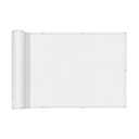 Sunny Guard 3FTx10FT White Balcony Privacy Screen Fence, Apartments Railing, Heavy Duty Wind Screen for Outdoor,Deck,Backyard,Patio Privacy（We Make Custom Sizes）