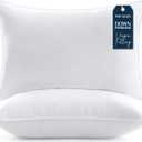 Utopia Bedding Bed Pillows for Sleeping (White), Standard Size, Set of 2, Hotel Pillow, Cooling Pillows for Side, Back or Stomach Sleepers (Standard (Pack of 2), White)