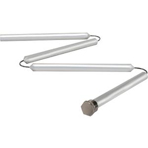 Eastman 45 Inch Flexible Magnesium Anode Rod, 1-1/6 Inch Hex Head, Chrome, 60296
