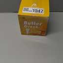 Butter Crock with Lid,French Butter Dish with Water,Butter Keeper for counter decor,Container Holder Kitchen Christmas Gifts Housewarming Home for Fresh Spreadable Butters (Purple Beige)